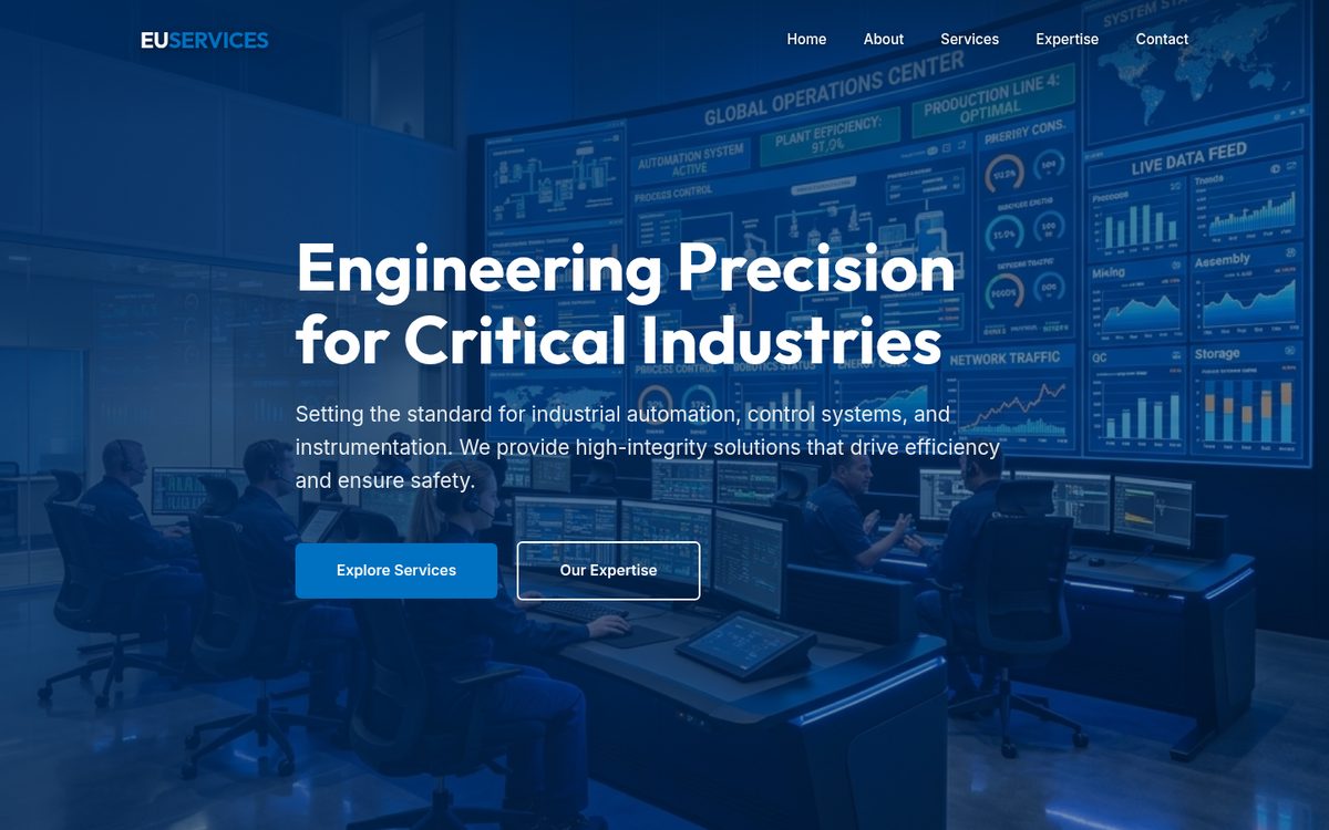 EU Technical Services project screenshot