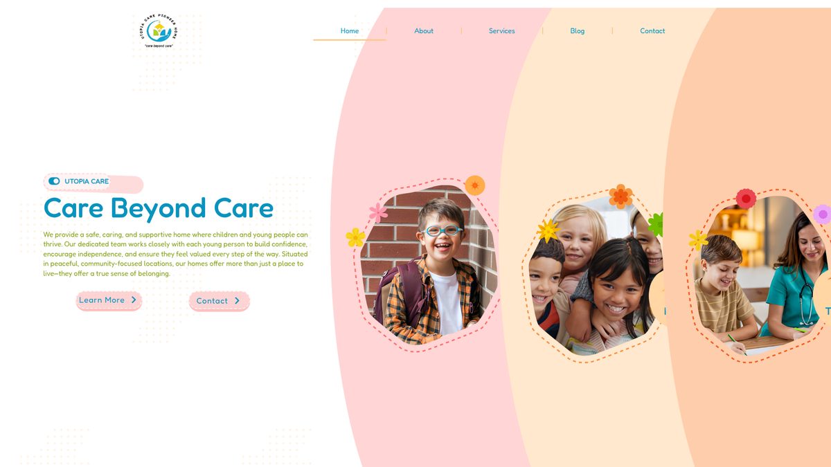 Utopia Care Pioneer Homes project screenshot