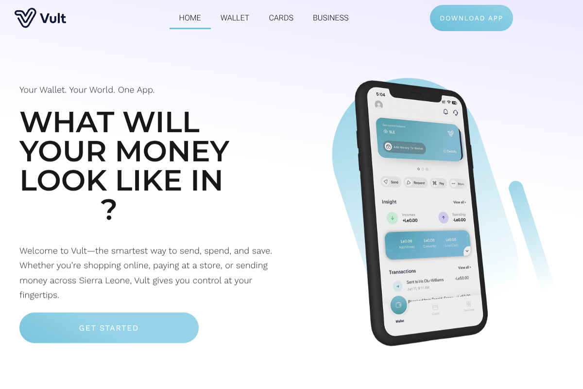 VULT Digital Wallet project